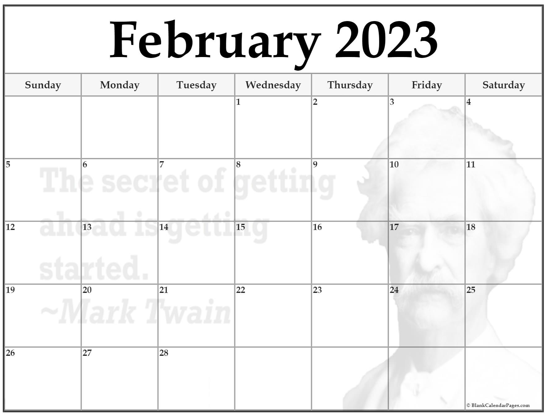 24 February 2023 Quote Calendars