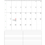 Blank Calendar For February 2019