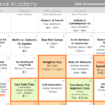 Boston International Academy February Activity Calendar