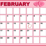 Calendar Pink February Free Image On Pixabay
