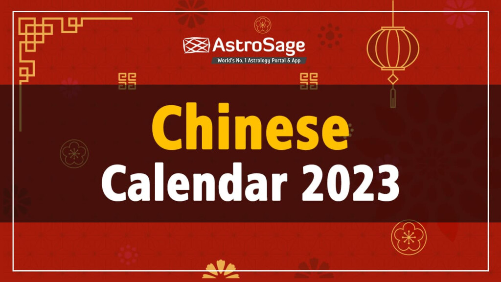 Chinese Calendar 2023 List Of Chinese Holidays 2023