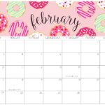 Cute February 2019 Calendar Printable Template Calendar Printables