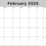 December 2025 Blank Calendar