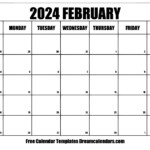 Download Printable February 2024 Calendars