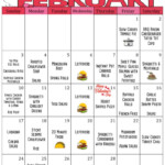 February 2019 Meal Planner Monthly Meal Plan Weekly Meal Etsy
