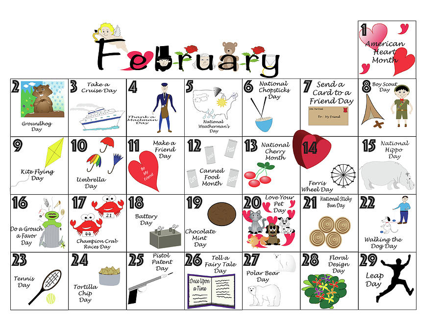 February 2020 Quirky Holidays And Unusual Celebrations Calendar 