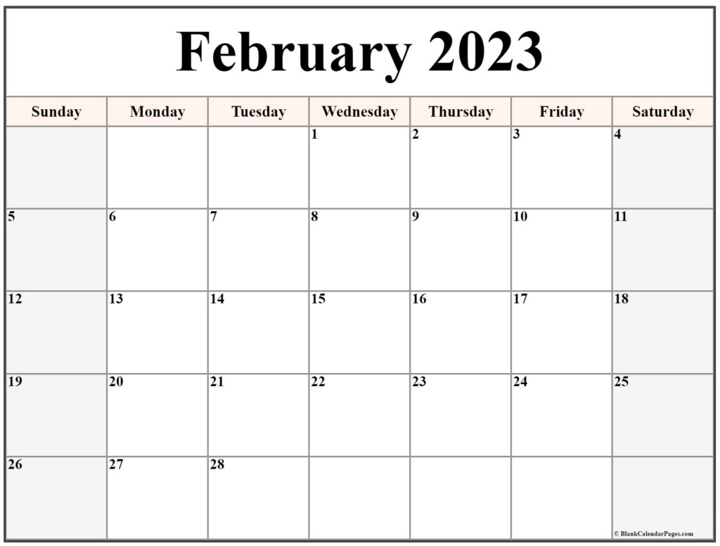 February 2023 Calendar Allcalendar