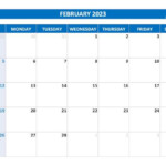 February 2023 Calendar Calendar best