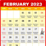 February 2023 Calendar India Archives BHARAT CALENDAR