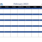 February 2023 Calendar With Canada Holidays