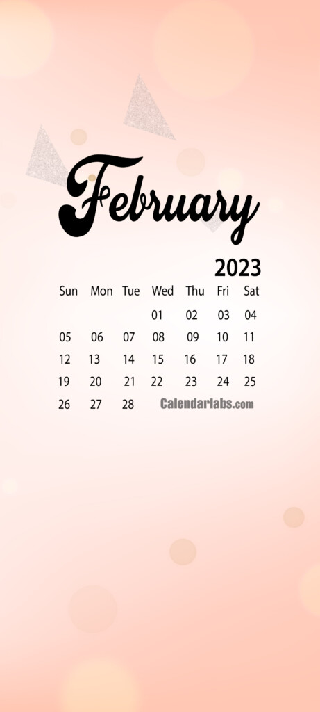 February 2023 Desktop Wallpaper Calendar CalendarLabs