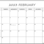 February 2023 Monday Calendar Monday To Sunday