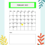 February 2023 Printable Calendar February 2023 Kalender February