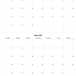 February 2023 Printable Calendars Blank PDF Templates