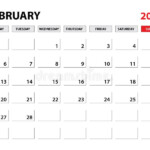 February 2023 Year Planner Template Calendar 2023 Template Monthly