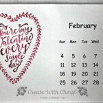 February Calendar Diy Calendar Template Calendar Template