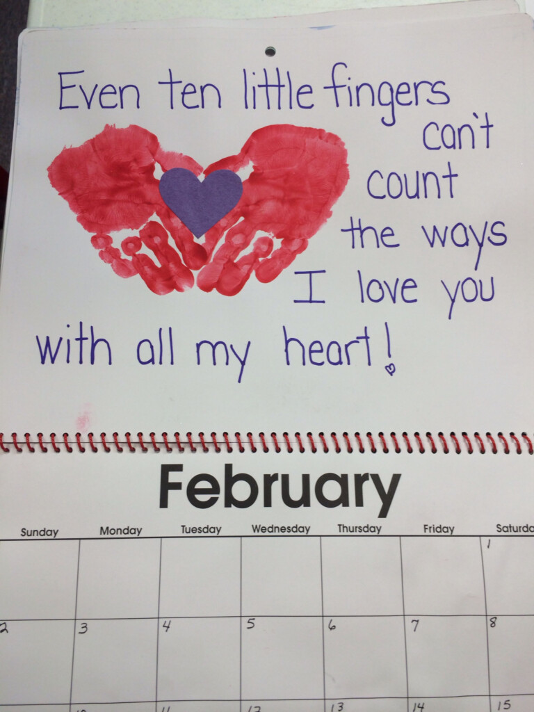 February Calendar Idea I School February Calendar Preschool