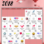 February Marketing Ideas February Marketing Calendar All In One