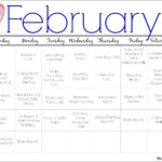 February Printable Activity Calendar For Kids Kids Calendar Family