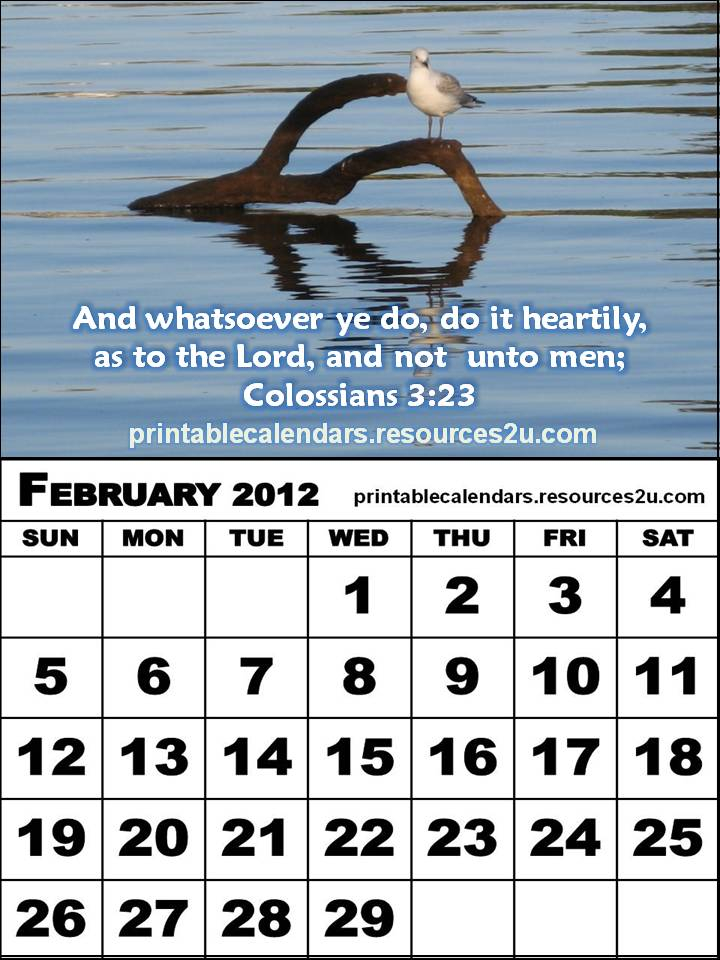 February Quotes For Calendars QuotesGram