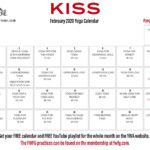 February s Yoga Calendar KISS Yoga With Adriene Yoga With Adriene