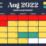 Free Disneyland Crowd Calendar Save Time In Line Guaranteed Park