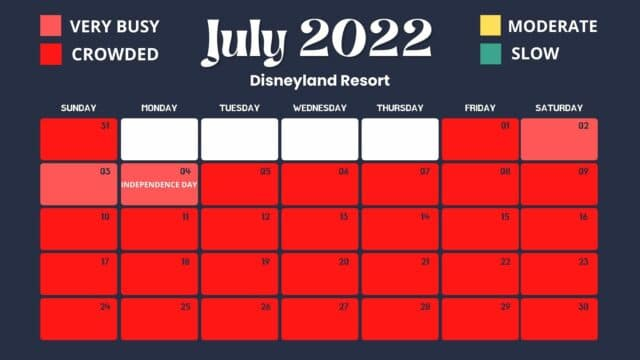 Free Disneyland Crowd Calendar Save Time In Line Guaranteed Park