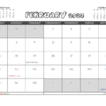 Free Printable February 2023 Calendar 12 Templates