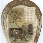 GOOD LUCK CALENDAR FOR 1892 Vintage Calendar Scrapbook Calendar