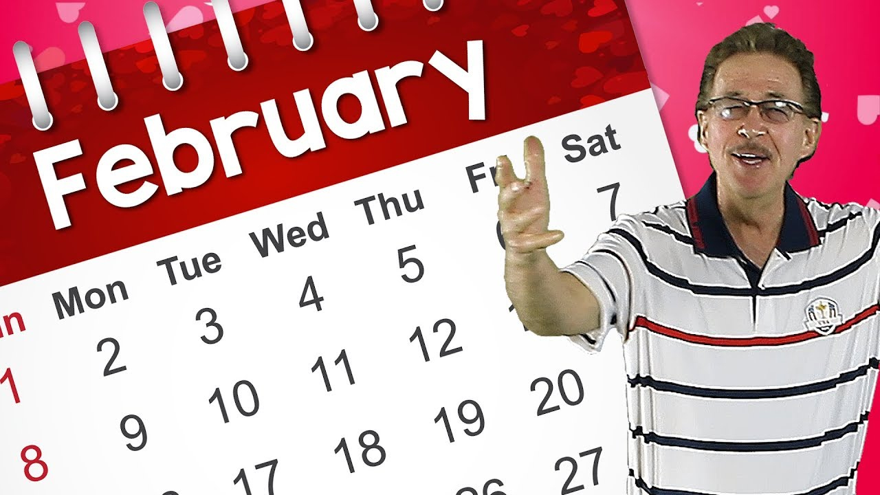 It s February Kids Calendar Song Jack Hartmann YouTube