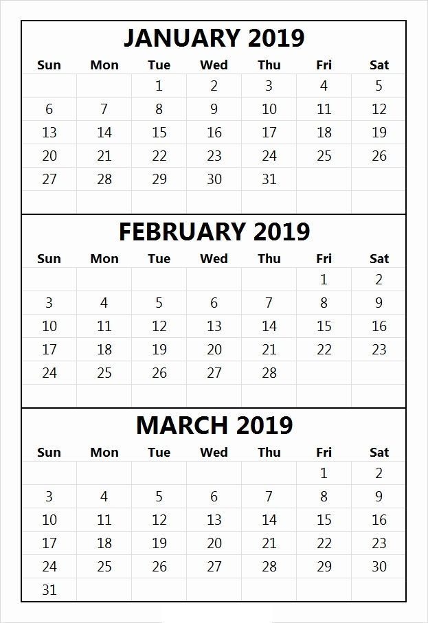 January February 2019 Calendar Printable June 2019 Calendar 2019 