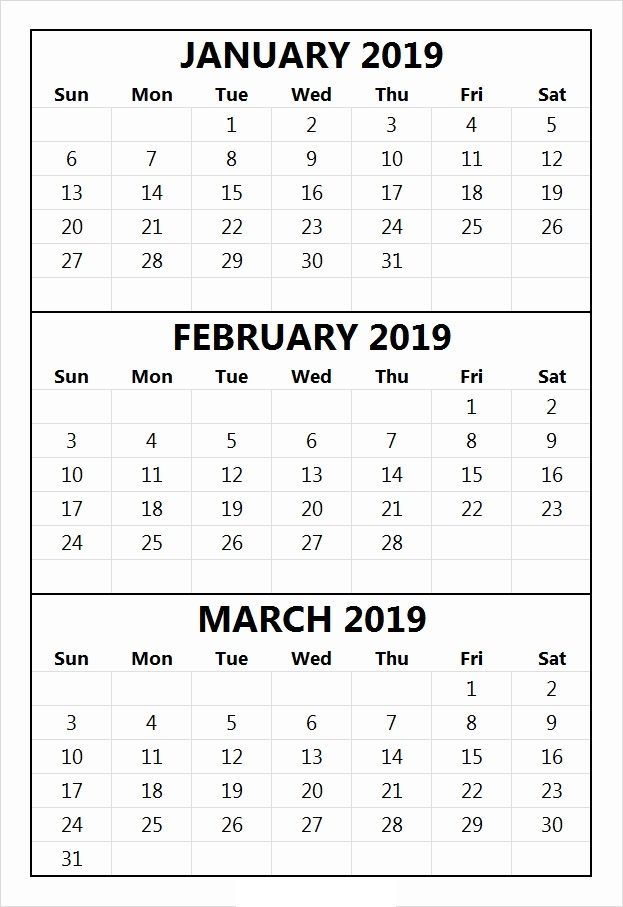January February 2019 Calendar Printable June 2019 Calendar 2019