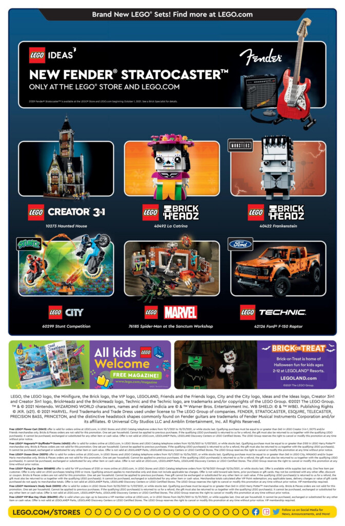 Lego October 2023 Calendar