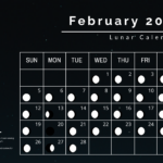 Lunar Calendar January 2023 Illustrator Word PSD Template
