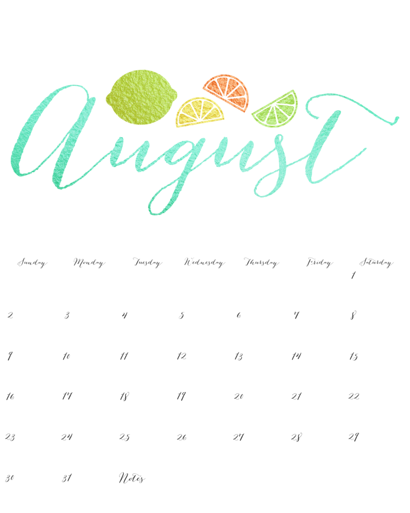 TCM TSCC 2015 Calendar 8 August png 2 400 3 000 Pixels Calendar 