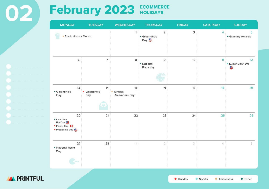 The Ultimate 2023 Ecommerce Holiday Calendar Printful