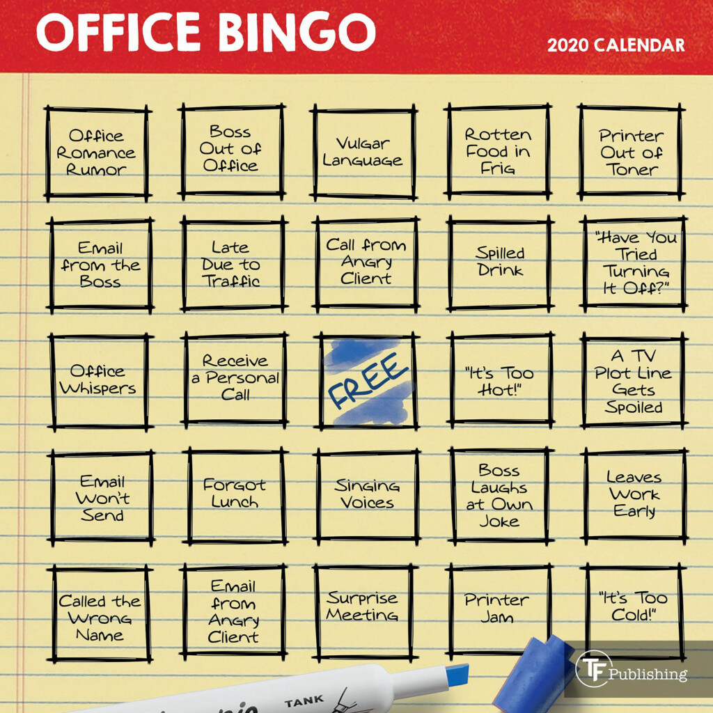 Turning Stone Bingo Calendar For February 2020 Office Bingo Dry 